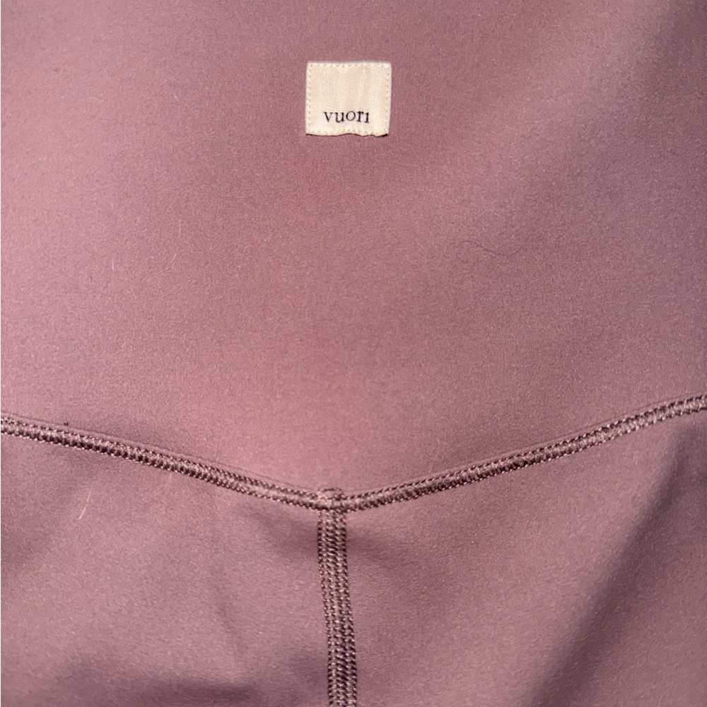 Vuori women's taupe High-Waist Active Leggings size medium - Picture 3 of 3
